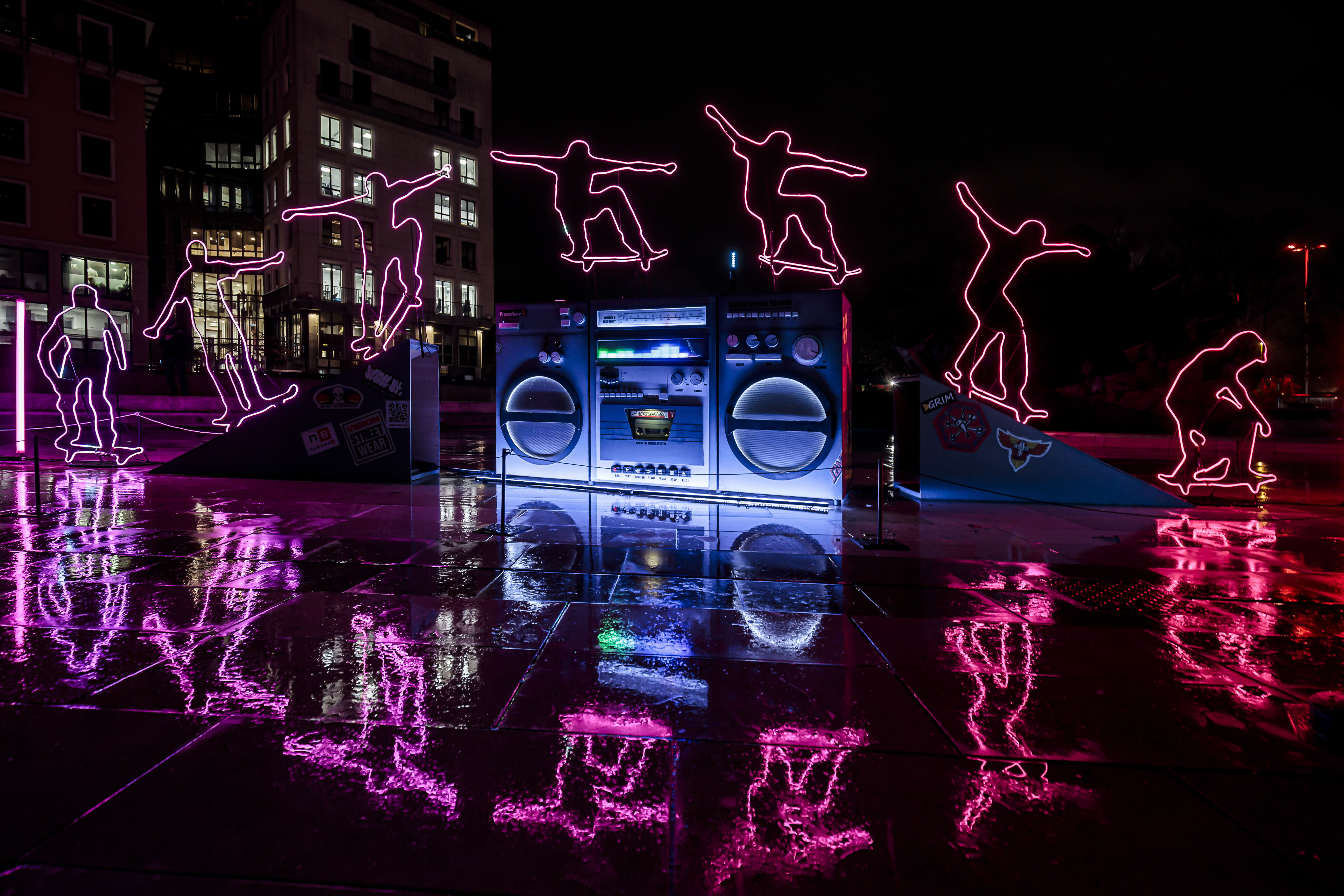 HDV &ndash; 40 ans de skate &agrave; Lyon (Artiste : NUMBER 8 R&eacute;my Bergeron) &copy;Brice Robert Photographe