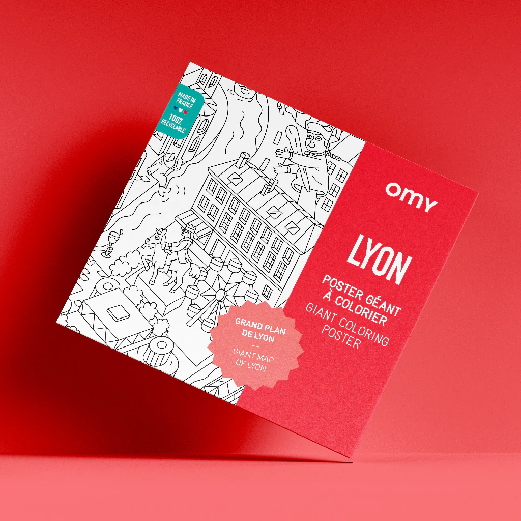 Coloriage Lyon OMY