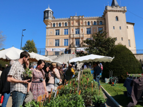 Foire aux plantes de Saint-Priest, devant le château - © Service communication Saint-Priest